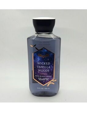 Bath & Body Works Wicked Vanilla Woods 2-In-1 Body Wash & Bubble Bath 10oz New
